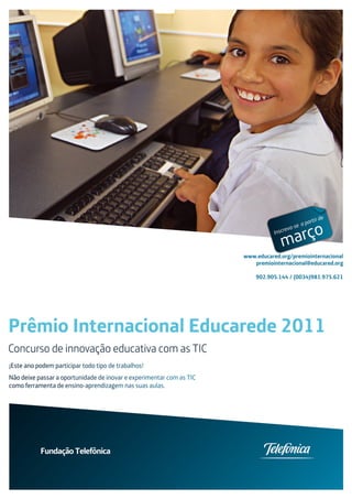 Cartel Premio Internacional 2011 Portugués