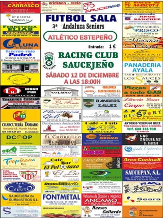 Cartel partido semanal temporada 15 16