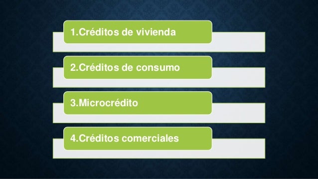 Cartera de credito EN COLOMBIA