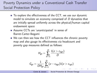 Social protection in the face of climate change: Targeting principles and financing mechanisms