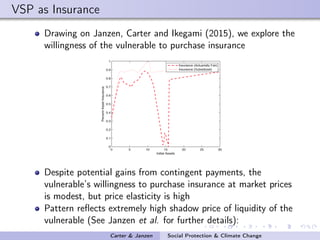 Social protection in the face of climate change: Targeting principles and financing mechanisms