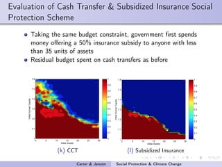 Social protection in the face of climate change: Targeting principles and financing mechanisms