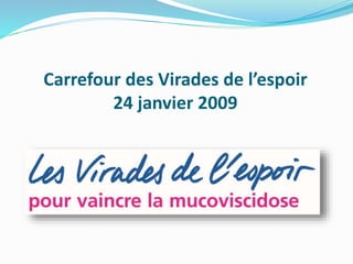 Carrefour des Virades de l’espoir
24 janvier 2009
 