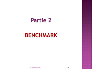 Partie 2
BENCHMARK
Dr Belghiti/SG/MS 34
 