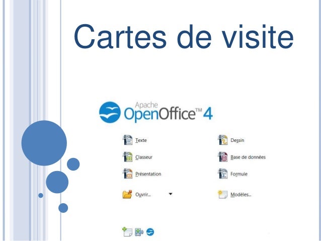cartes des visites
