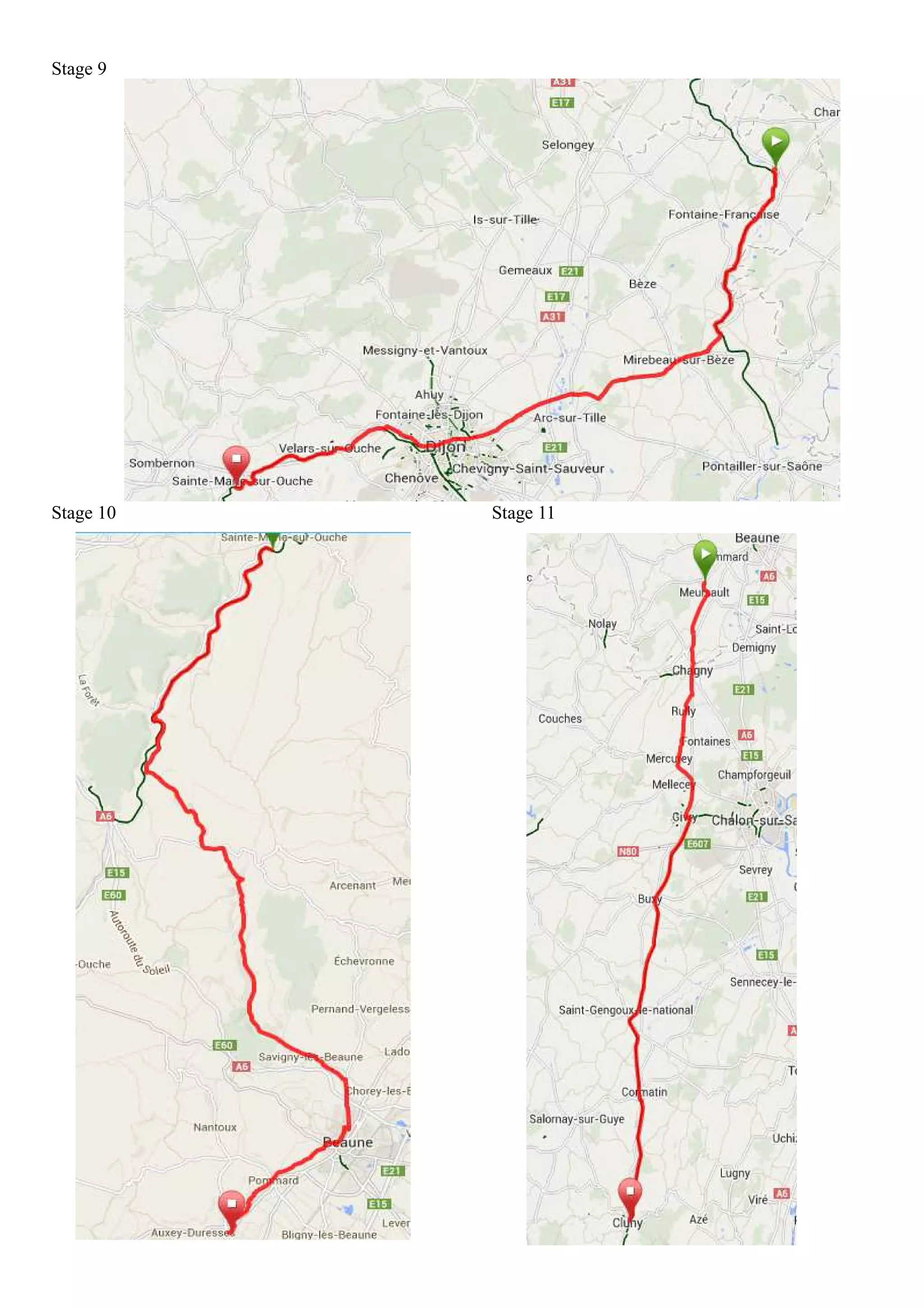 Stage 9
Stage 10 Stage 11
 