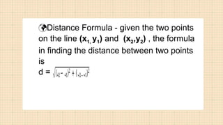 cartesian-1.pptx key component, distance and midpoints | PPTX