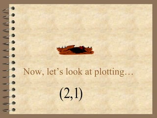 29
Now, let’s look at plotting…
(2,1)
 