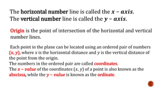 Cartesian Plane, distance, midpoint formula | PPTX