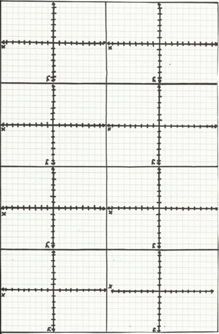 Cartesian planes in blank to practice in class