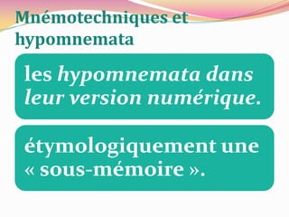 Le rôle de la mémoire