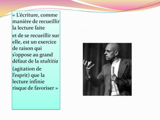 Les écritures de soi