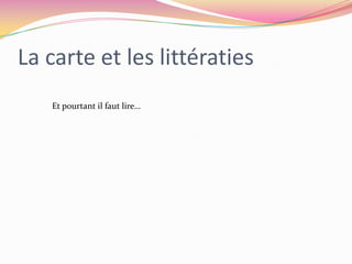 Olivier Le Deuffoledeuff@gmail.comRappel : définition de la littératie
