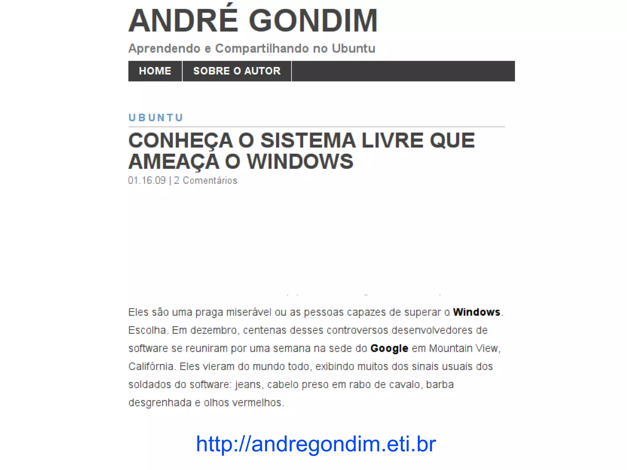 http://andregondim.eti.br
 