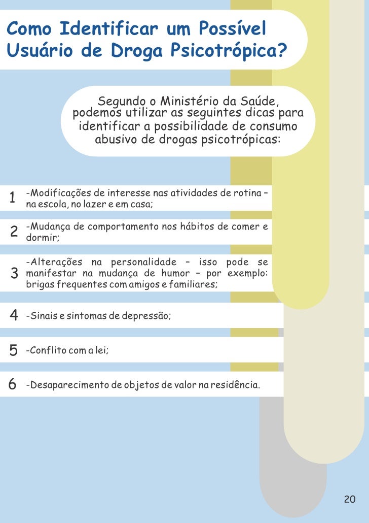 Cartilha Conhecendo E Aprendendo A Dizer Não As Drogas Psicotrópicas Cartilha Conhecendo E Aprendendo A Dizer Não As Drogas Psicotrópicas