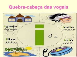 Quebra-cabeça das vogais 