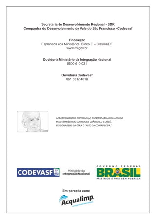 Cartilha - Programa Água para Todos