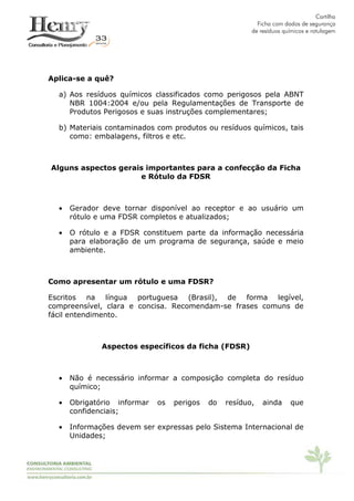 Cartilha abnt nbr_16725 | PDF