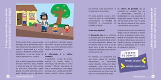 Cartilha de Redução de Danos
5.Oqueéprecisosaberparaabordar
umusuáriodeálcooleoutrasdrogas?
34
5.Oqueéprecisosaberparaabordar
umusuáriodeálcooleoutrasdrogas?
Diminuir para Somar 35
Isso promove a vida, a autonomia e o
fortalecimento do indivíduo.
Em outras palavras, buscar a dimi­
nuição do grau de vulnerabilidade,
potencializando os FATORES DE
PROTEÇÃO e minimizando os
FATORES DE RISCO.
O que isso significa?
Os fatores de risco são as condições
ou situações que, ao se apresentarem,
aumentam a probabilidade de ocorrer
um evento prejudicial à pessoa. Isso
diz respeito tanto à forma de uso da
droga como à falta de acesso aos
espaços de socialização que produzem
sentido para a vida.
Por exemplo, um adolescente que
não possui ofertas de atividades
extraescolares na comunidade
acaba colocando a droga num lugar
privilegiado, como única forma de
obtençãodeprazer.Sobessadinâmica,
esse adolescente tem mais riscos de
fazer um uso prejudicial de drogas.
Os fatores de proteção são as
condições ou situações que, ao
se apresentarem, diminuem a
probabilidade do uso prejudicial de
drogas pela pessoa. Quanto mais a
vida da pessoa estiver rica em coisas
que goste ou gostaria de fazer, menos
vulnerável esta pessoa estará.
Quando conversar com um usuário de
drogas, procure identificar os fatores
de risco e de proteção. Auxiliar na via­
bilidade de proteção é fazer redução
de danos. Não esqueça: para que o
trabalho funcione, é importante que
haja a co-participação, que o usuário
se implique no processo.
FATORES DE PROTEÇÃO
FATORES DE RISCO
Perceba
os sinais
Porém, muitas vezes, a pessoa usuária
de drogas, ao ser questionada, nega o
fato.Nãosepreocupe.Apenasprocure
manter a proximidade e o vínculo.
Quando a relação de confiança estiver
estabelecida, o uso de drogas vai
acabar aparecendo na conversa.
Não se deixe mover pela curiosidade
excessiva. Não tenha pressa. Respeite
o tempo de cada um. Tenha certeza
de que você reencontrará aquela
pessoa em outros momentos. O ACS
pode trabalhar como os agricultores
ou os jardineiros: cultivando relações
de cuidado, nas quais o uso de drogas
não é a única e nem sempre a primeira
temática de abordagem.
A informação é o melhor
remédio?
É importante, a partir do vínculo,
propiciar ao usuário acesso à
informação, mas este não é o “único
remédio”. Oferecer alternativas de
lazer e socialização na comunidade,
acesso à cultura e à educação também
podem produzir ótimas respostas.
AGENTE COMU
NITÁRIO
DE SAÚDE
 