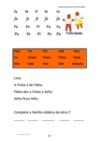 Letra R Feio Cartilha do Alfabetizador | PDF