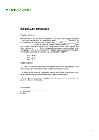 3
Modelo de edital
 