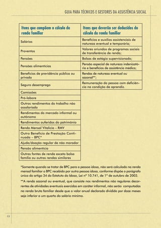 Cartilha bpc 2017 | PDF