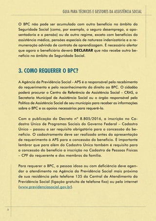 Cartilha bpc 2017 | PDF