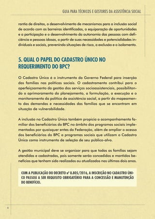 Cartilha bpc 2017 | PDF