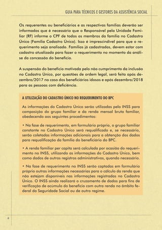 Cartilha bpc 2017 | PDF