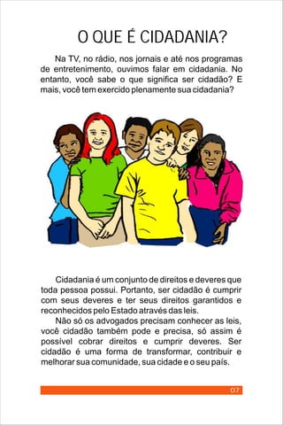 Cartilha cidadania direito_ter_direitos | PDF