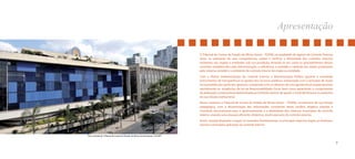 7 
Apresentação 
O Tribunal de Contas do Estado de Minas Gerais - TCEMG na qualidade de agente de Controle Externo 
deve, na realização de suas competências, avaliar e verificar a efetividade dos controles internos 
existentes nos órgãos e entidades sob sua jurisdição, levando-se em conta os procedimentos desses 
controles estabelecidos pela Administração, a suficiência, a exatidão e validade dos dados produzidos 
pelo sistema contábil e o ambiente de controle interno do órgão ou entidade. 
Com a efetiva implementação do controle interno, a Administração Pública garante à sociedade 
instrumentos de transparência na gestão dos recursos públicos, sintonizado com o princípio de maior 
Accountability por parte dos gestores, cumprindo com os ditames de uma gestão fiscal responsável em 
atendimento às exigências da Lei de Responsabilidade Fiscal, bem como garantindo o cumprimento 
da atribuição constitucional determinada ao Controle Interno de apoiar o Controle Externo no exercício 
de sua missão institucional. 
Nesse contexto, o Tribunal de Contas do Estado de Minas Gerais – TCEMG, no exercício de sua função 
pedagógica, com a disseminação das informações constantes desta cartilha, objetiva orientar e 
contribuir tecnicamente para o aprimoramento e a efetividade dos sistemas municipais de controle 
interno, visando uma atuação eficiente, dinâmica, atual e parceira do controle externo. 
Assim, estarão dispostos a seguir os conceitos fundamentais, os principais aspectos legais, as diretrizes, 
normas e princípios aplicáveis ao controle interno. 
Foto: Fachada do Tribunal de Contas do Estado de Minas Gerais/Arquivo TCEMG. 
 