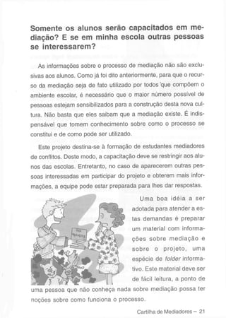 Cartilha de mediadores