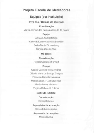 Cartilha de mediadores