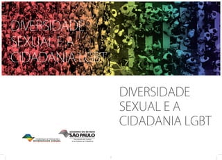 DIVERSIDADE
SEXUAL E A
CIDADANIA LGBT
 