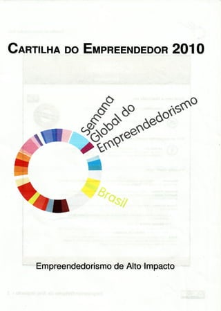 Cartilha empreendedor 2010