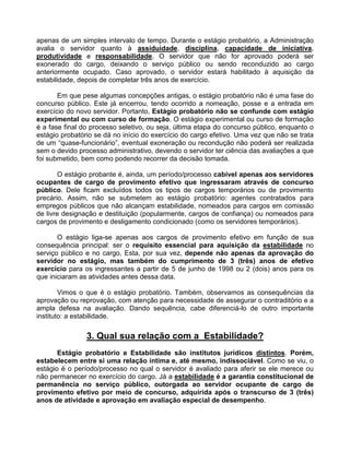 Cartilha estagio probatorio | PDF