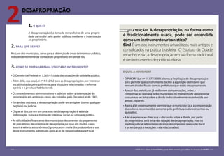 112 CARTILHA 3 • Como o Poder Público pode obter terrenos para utilizar os recursos do MCMV • 113
2DESAPROPRIAÇÃO
1.O QUE É?
A desapropriação é a tomada compulsória de uma proprie-
dade particular pelo poder público, mediante a indenização
ao proprietário.
2.PARA QUÊ SERVE?
No caso dos municípios, serve para a obtenção de áreas de interesse público,
independentemente da vontade do proprietário em vendê-las.
3.COMO SE PREPARAR PARA UTILIZAR O INSTRUMENTO?
•	O Decreto-Lei Federal nº 3.365/41 cuida das situações de utilidade pública.
•	Além dele, usa-se a Lei nº 4.132/62 para as desapropriações por interesse
social (voltadas principalmente para situações relacionadas à reforma
agrária e à provisão habitacional).
•	Os procedimentos administrativos e judiciais sobre a indenização do
proprietário em ambos os casos são tratados pelo Decreto-Lei de 1941.
•	Em ambos os casos, a desapropriação pode ser amigável (como qualquer
negócio) ou judicial.
•	O que se discute em um processo de desapropriação é valor da
indenização, nunca o motivo de interesse social ou utilidade pública.
•	As dificuldades financeiras dos municípios decorrentes do pagamento
de precatórios decorrentes de desapropriação (que em muitos casos
levam a valores astronômicos!) provocaram muita discussão sobre o uso
deste instrumento, sobretudo após a Lei de Responsabilidade Fiscal.
	 ATENÇÃO! A desapropriação, na forma como
é tradicionalmente usada, pode ser entendida
como um instrumento urbanístico?
Sim! É um dos instrumentos urbanísticos mais antigos e
consolidados na prática brasileira. O Estatuto da Cidade
reconheceisso,adesapropriaçãoemsuaformatradicional
é um instrumento de política urbana.
E QUAL A NOVIDADE?
•	O PMCMV (Lei nº 11.977/2009) alterou a legislação de desapropriação
para permitir que o instrumento facilite a aquisição de imóveis que
tenham dívidas fiscais com as prefeituras que estão desapropriando.
•	Apesar das prefeituras já realizarem compensações, antes a
compensação operada pelos municípios no momento de desapropriar
costumava ser feita sobre a dívida indiscutivelmente reconhecida por
ambas as partes.
•	Agora a lei expressamente permite que o município faça a compensação
dos valores reconhecidos somente pela prefeitura (valores inscritos ou
ajuizados).
•	A lei é expressa ao dizer que a discussão sobre a dívida, por parte
do proprietário, será feita não na ação de desapropriação, mas na
medida judicial referente à cobrança dos impostos (execução fiscal
e os embargos e exceções a ela relacionados).
112 CARTILHA 3 • Como o Poder Público pode obter terrenos para utilizar os recursos do MCMV • 113
 