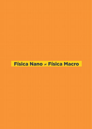 12
Nanotecnologia aplicada ao Agronegócio
Física Nano ≠ Física Macro
 