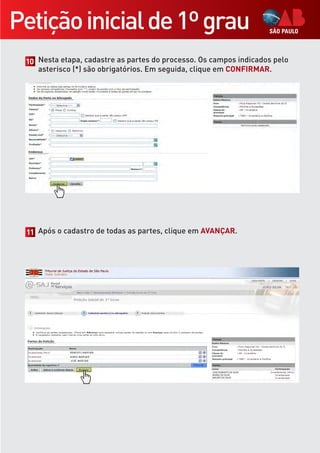 Cartilha peticionamento eletronico