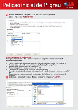 Cartilha peticionamento eletronico