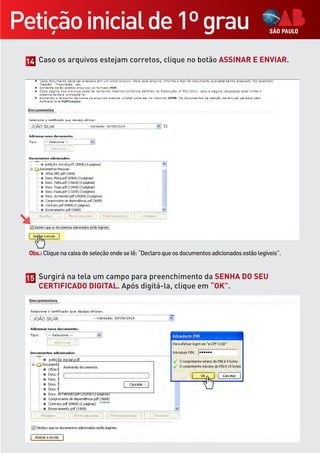 Cartilha peticionamento eletronico