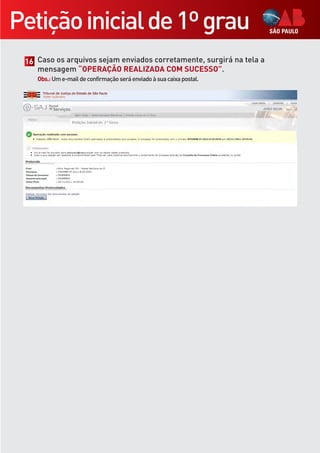 Cartilha peticionamento eletronico