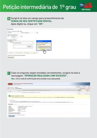 Cartilha peticionamento eletronico