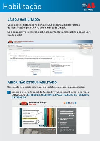 Cartilha peticionamento eletronico