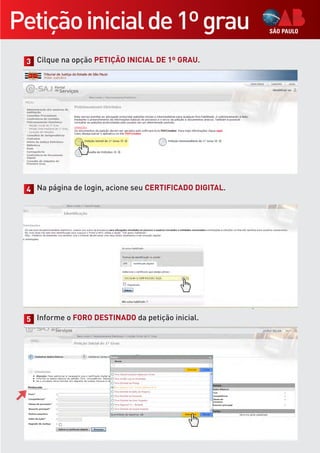 Cartilha peticionamento eletronico