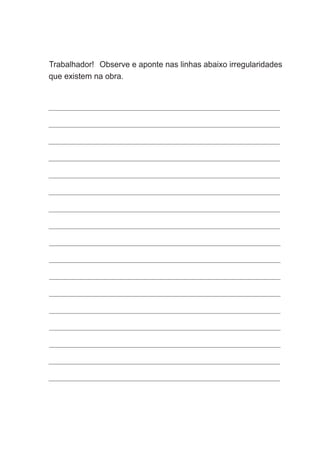 Cartilha simples NR 18 - Simples e de Fácil leitura