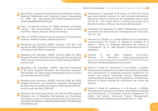 Mallas de Aprendizaje Ciencias Naturales y Educación Ambiental
21
• Pisa (2015). Assessment and analytical framework: Scie...