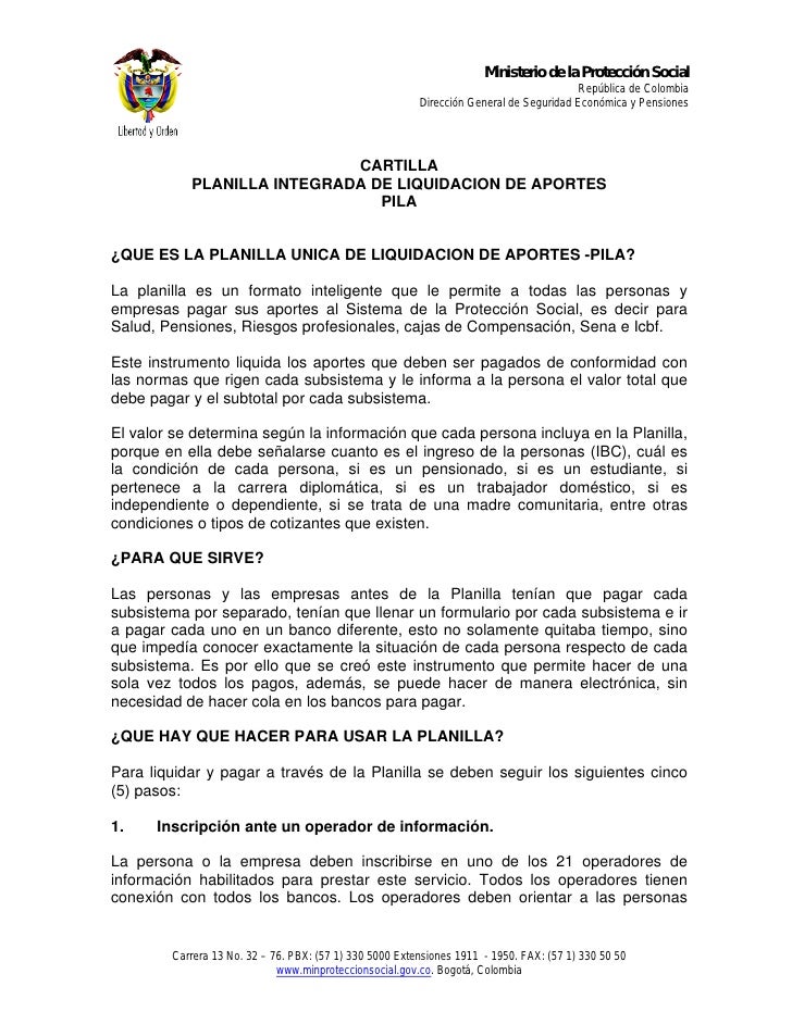 Cartilla pila