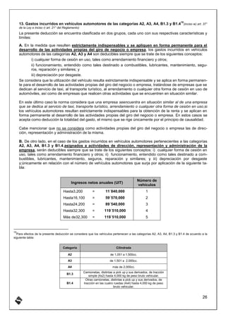 DEDUCCIONES Y ADICIONES PARA EL CALCULO DEL IMPUESTOS A LA RENTA | PDF