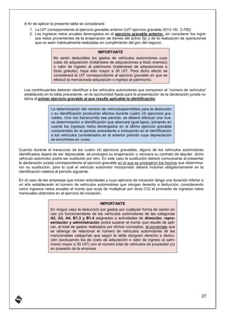 DEDUCCIONES Y ADICIONES PARA EL CALCULO DEL IMPUESTOS A LA RENTA | PDF